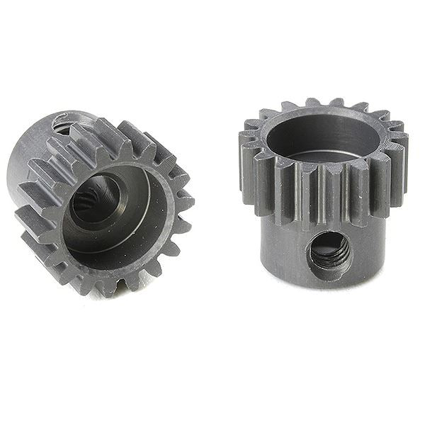 Corally 48 Dp Pinion Short Hard Anodised Al7075 18 Teeth Shaft Dia. 3.17mm