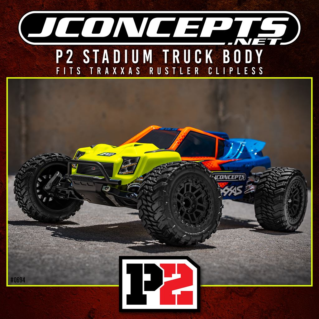 P2 - Stadium Truck Body (Fits - Traxxas Rustler)