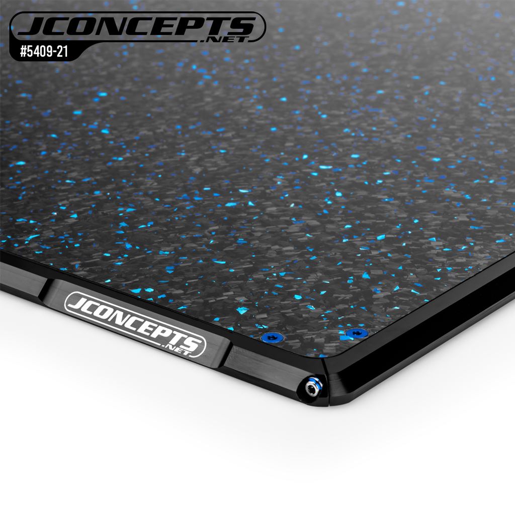 Aluminium | Forged Blue Flake Carbon Set Up Board