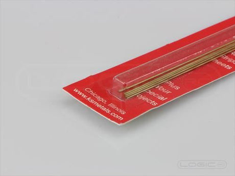 KS 12" Solid Brass Rod 1/32" (Pk5)
