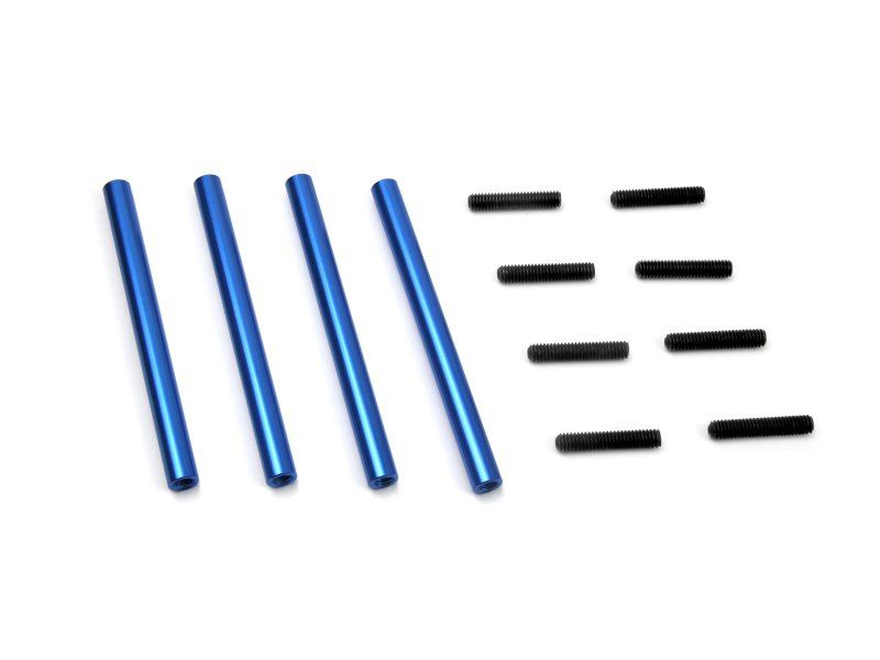 Aluminum Link Blue 6X72Mm M4 (4Pcs)