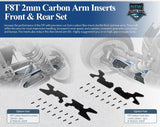 Sparko F8T Carbon Fiber Front Arm Inserts  2Mm (2)