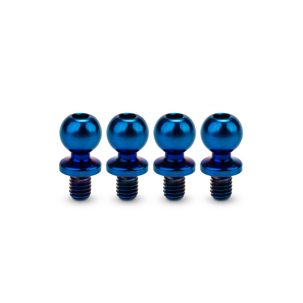 Jci 5.5 X 4Mm Revolved Ti Ball-Stud Blue 4Pc