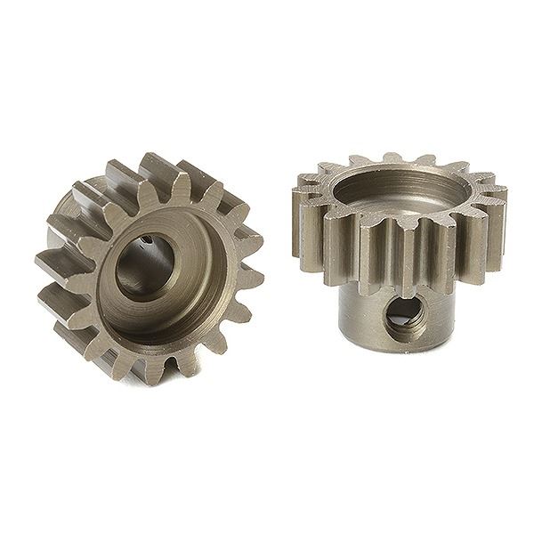 Corally M1.0 Pinion Short Hardened Steel 16 Teeth Shaft Dia. 5mm