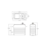 Srt Bh125W 1/5Th Hv Brushless Servo