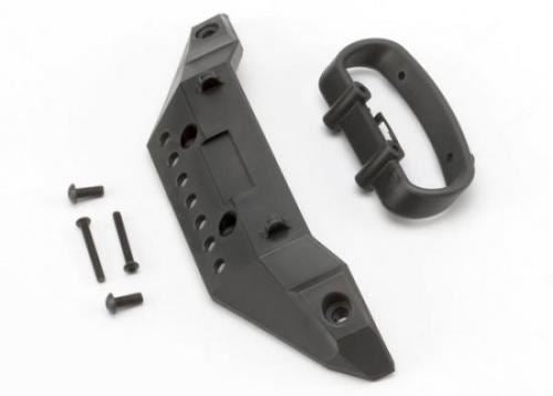 TRAXXAS Bumper, front/ bumper mount/ 4x10mm BCS (2)/ 3x25mm BCS (2)