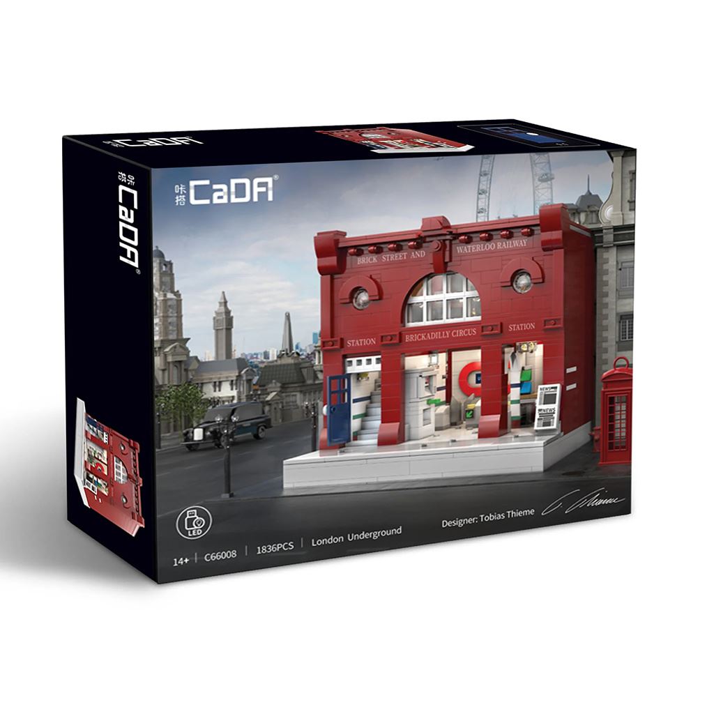 Cada London Subway Station -  1836 Pcs