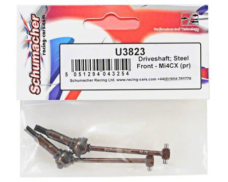 Schumacher Driveshaft; Steel Front - Mi4CX (pr)