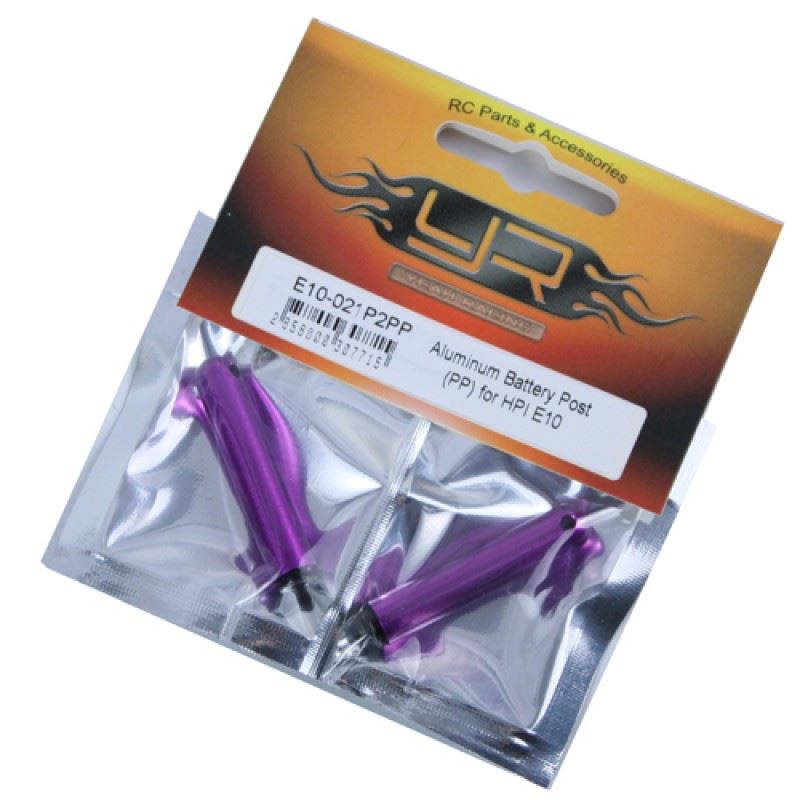 Yeah Racing Aluminum Battery Post (PP) for HPI E10