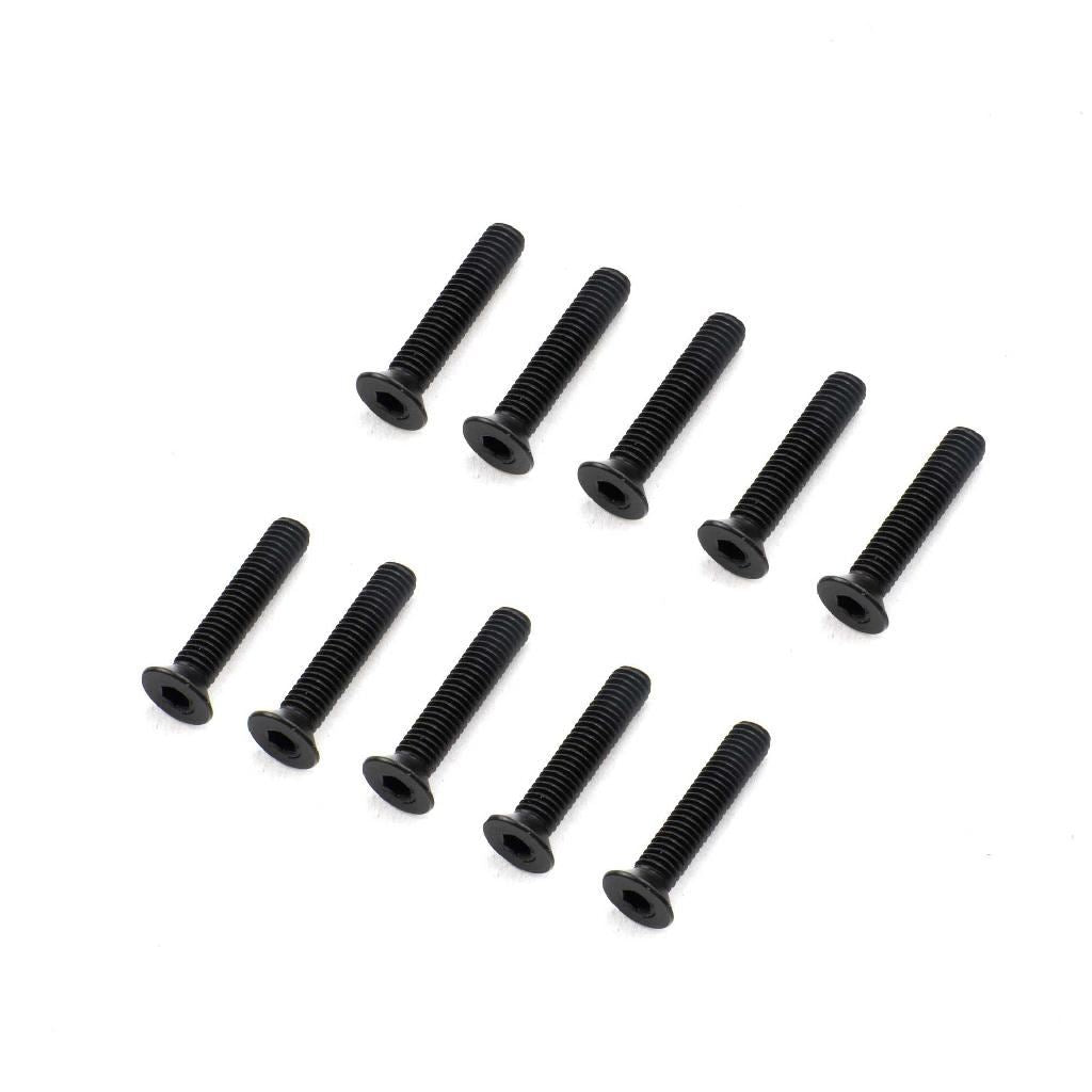 Losi Flat Head Screws, M5 X 25Mm Stl (10)