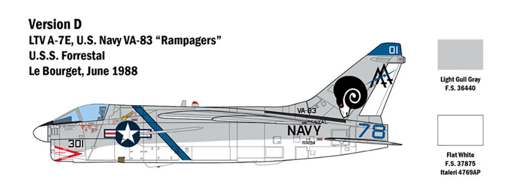 Italeri 1/48 A-7E Corsair II