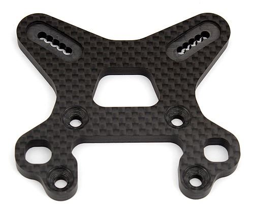 TEAM ASSOCIATED RC8B3 FT SHOCK TOWER, FRONT CARBON