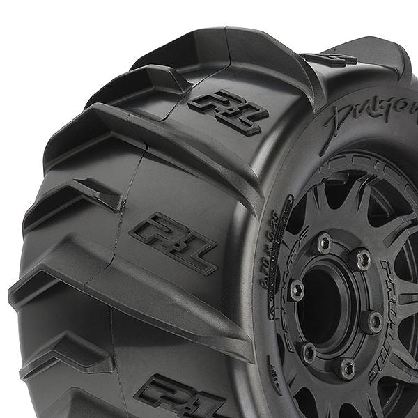 PROLINE DUMONT 2.8  SAND TYRES RAID BLK 6X30 R/HEX 12MM WHEEL