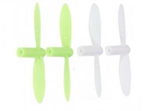 HUBSAN Q4 NANO QUADCOPTER PROPELLORS (4) GREEN/WHITE