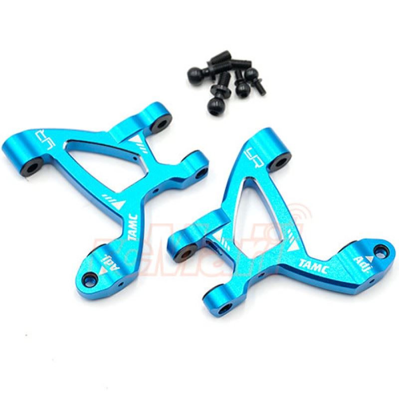 Yeah Racing Aluminum Front Suspension Arm Set For Tamiya M07 M08 Blue