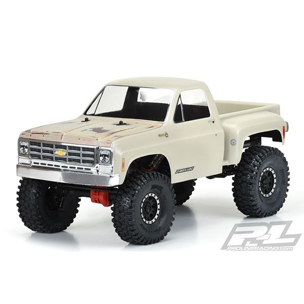 Proline 1978 Chevy K-10 Clear Body Cab&Bed Crawler 313mm Wb