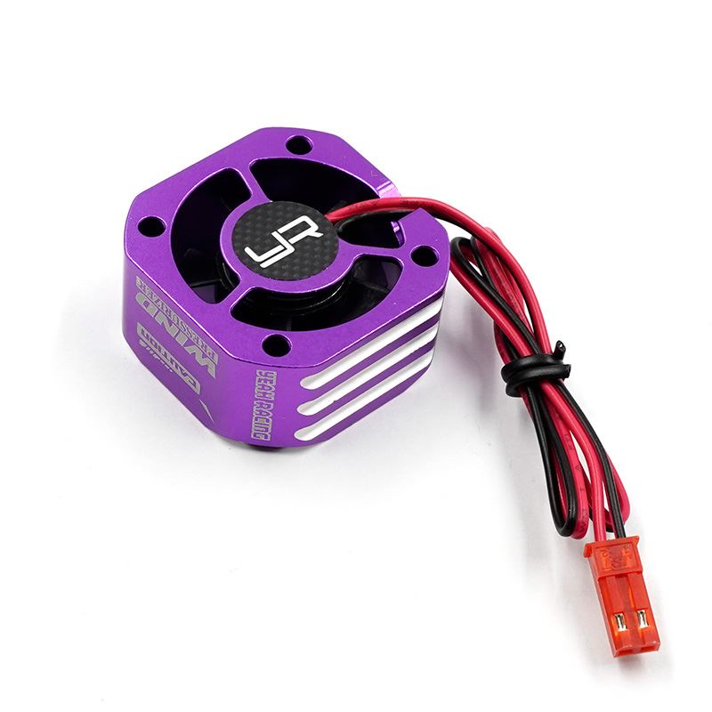 Yeah Racing Aluminum Case 30Mm Booster Cooling Fan Purple