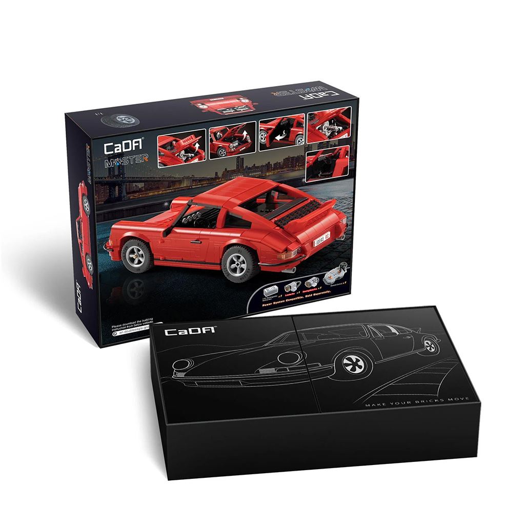 Cada Retro Racing Car- 1429Pcs