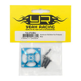 Yeah Racing Aluminum 30x30mm Fan Protector Blue