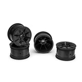 Pioneer - 2.2In 2Wd/4Wd Rear Wheel (Black) - 4Pc