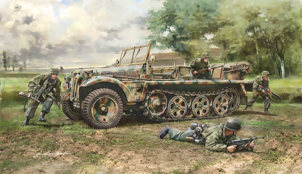 Italeri Demag D7 with Germ. Paratr. RR