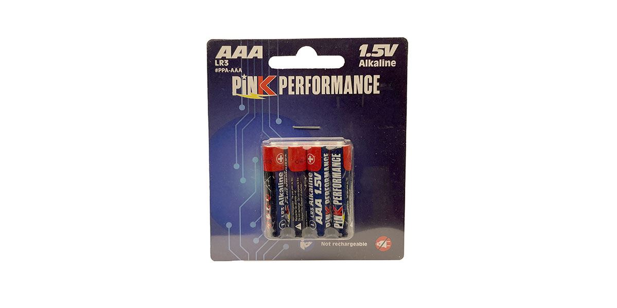 Pink Performance Aaa Alkaline 1.5V Dry Cell (4Pcs)