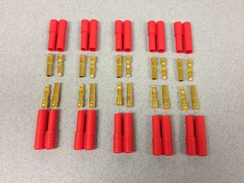 FUSION 4.0mm Gold 10prs w/5 x polarity housing