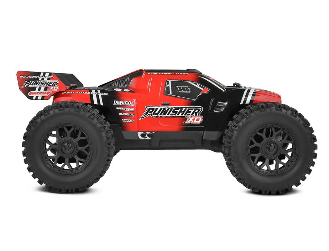 Corally Punisher Xd Rtr Truck - Red
