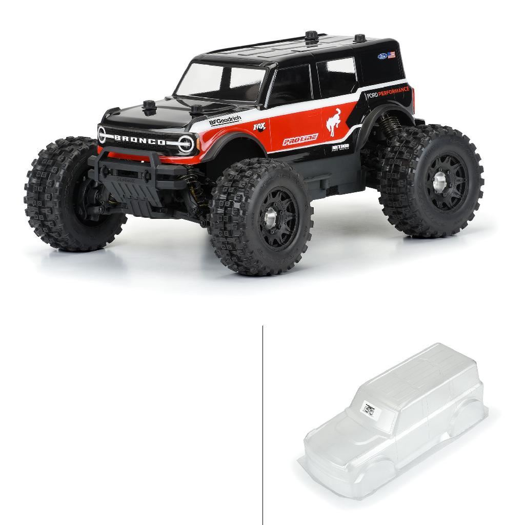 Proline 1/10 2021 Ford Bronco Clear Body: Granite, Vorteks