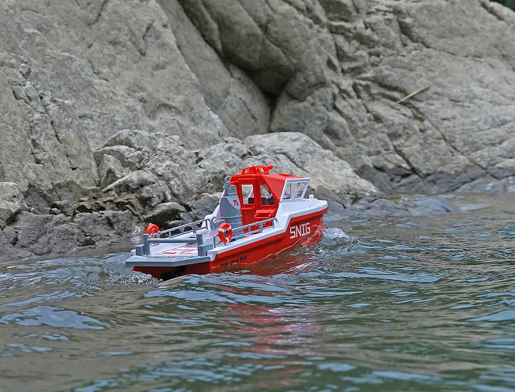 Heng Long Snig Rescue Rtr Boat Brushless 320Mm Length White