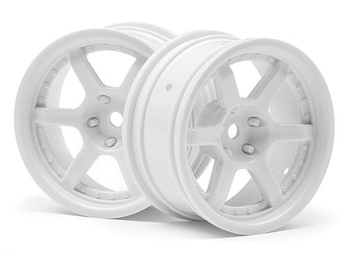 HPI Hre C106 Wheel 26mm White (6mm Offset/2Pcs)