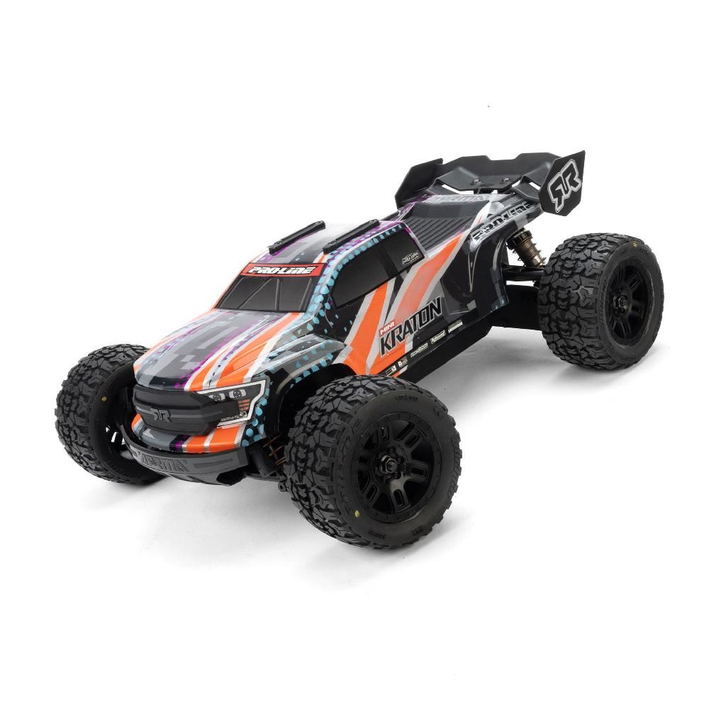 Pro-Line Jaeger Front/Rear Mt Tires Mtd 12Mm Black Split Six (2): Arr