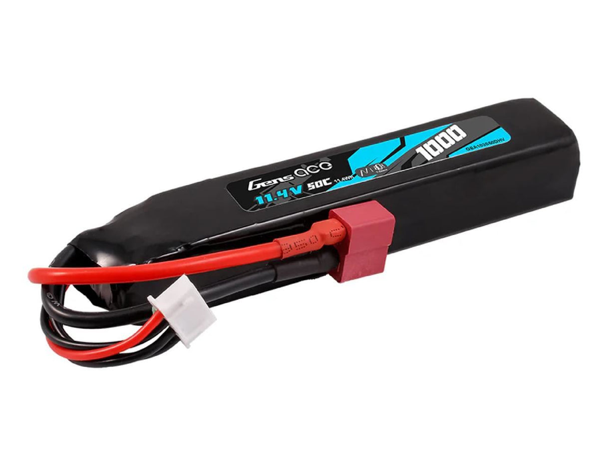 Gens Ace Airsoft 3S Hv 1000Mah 50C With Deans (M4/Ar Rifles)