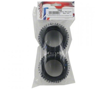 Schumacher Block - Rear Tyres - Blue - CAT (pr)