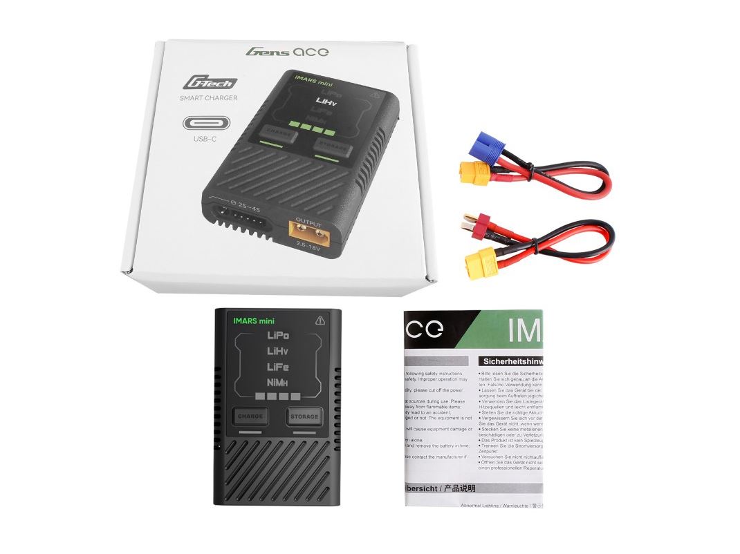 Gens Ace Imars Mini Usb-C Li 2-4S, Nimh 2-12S 60W G-Tech
