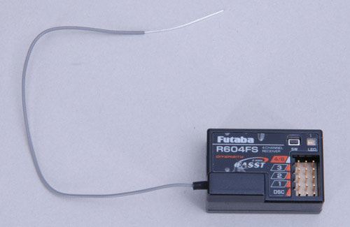 Futaba R604FS 4-Channel Receiver 2.4GHz FASST (Car/Boat) (P-R604FS/2-4G)