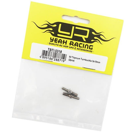 Yeah Racing 64 Titanium Turnbuckle 3x18mm 2pcs