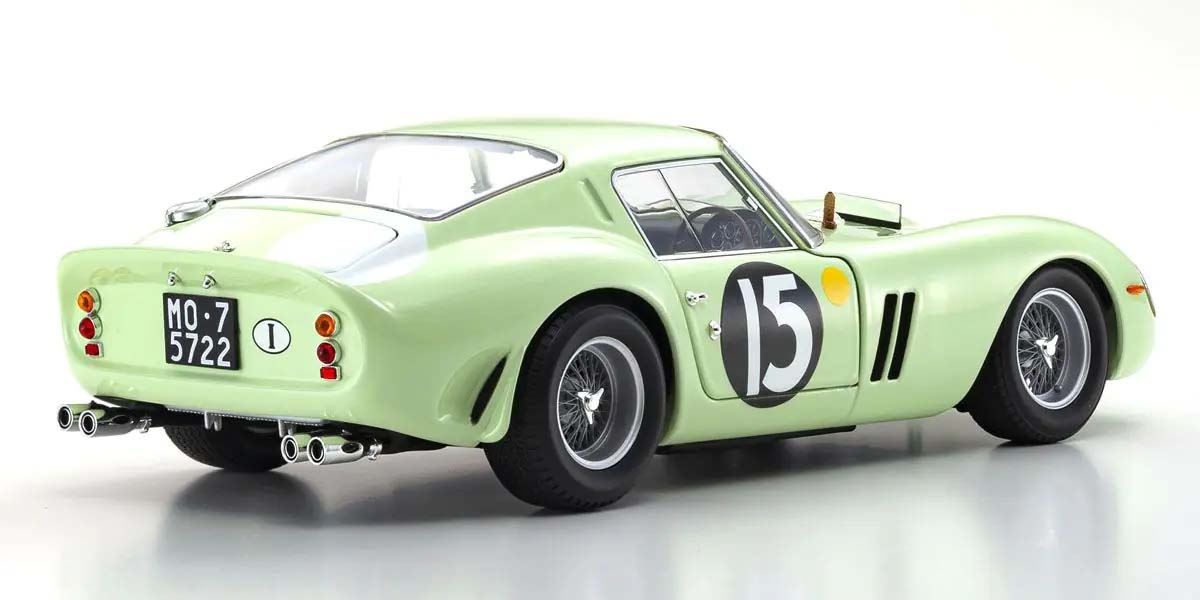Kyosho 1:18 Ferrari 250 Gto Goodwood Tourist Trophy 1962 Nr.15
