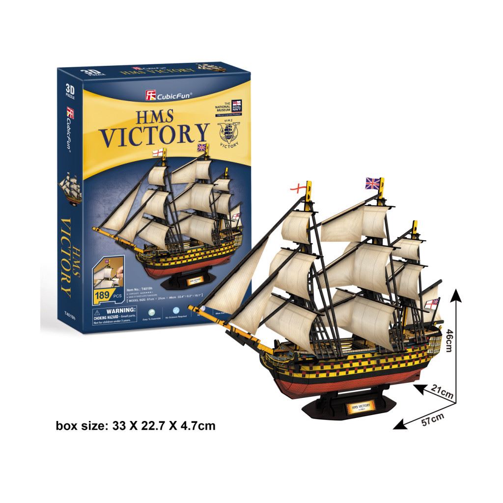 Cubicfun Hms Victory (189 Pieces)