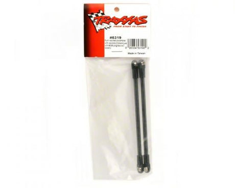 TRAXXAS Push rod (steel) (assembled with rod ends) (2) (black) (use