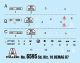 Italeri SD KFZ 10 Demag with LE IG18 & Crew