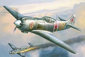 Zvesda 1/48 La-5Fn Wwii Fighter