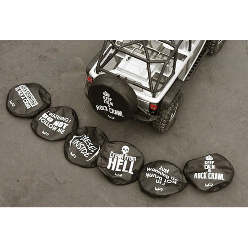 Yeah Racing 1/10 Tire Cover For 1.9 Crawler Wheels - Shut Up & Mud Up   Discontinued