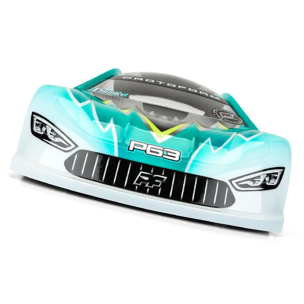 PRM 1/10 P63 PRO-Lite (0.5mm) Clear Body for 190mm TC
