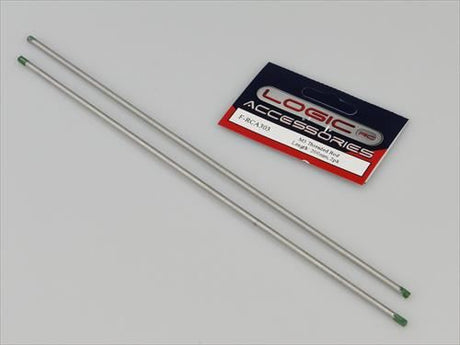 RACTIVE M3x200mm Threaded Rod A2 Stainless Steel 2pk