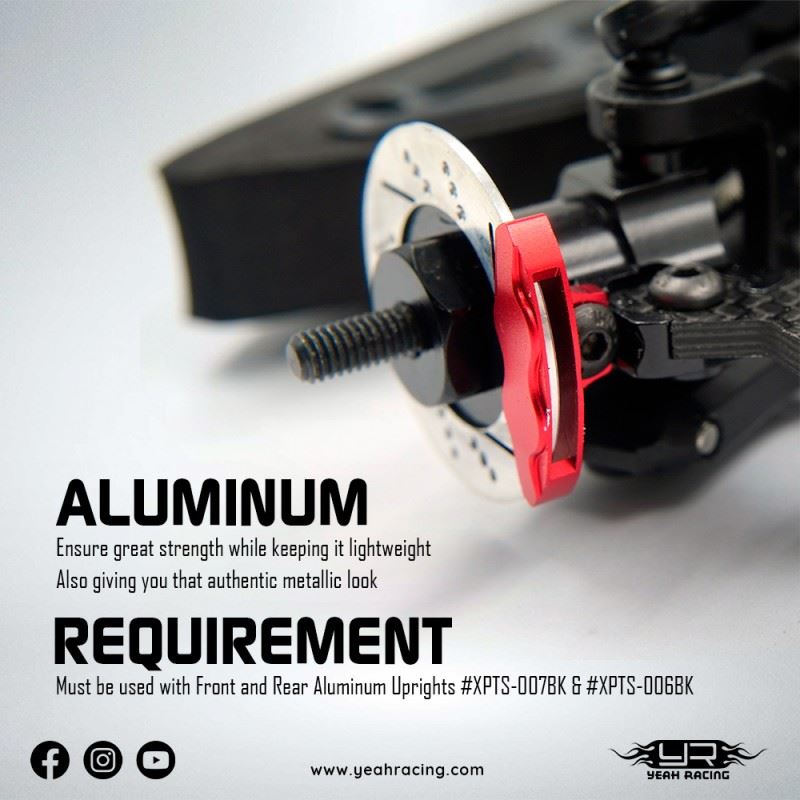 Yeah Racing Aluminum Wheel Hub Brake Disc Set For Xpress Xm1 Xm1S Am1 Am1S Fm1S