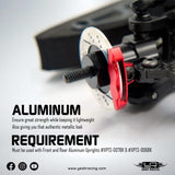 Yeah Racing Aluminum Wheel Hub Brake Disc Set For Xpress Xm1 Xm1S Am1 Am1S Fm1S