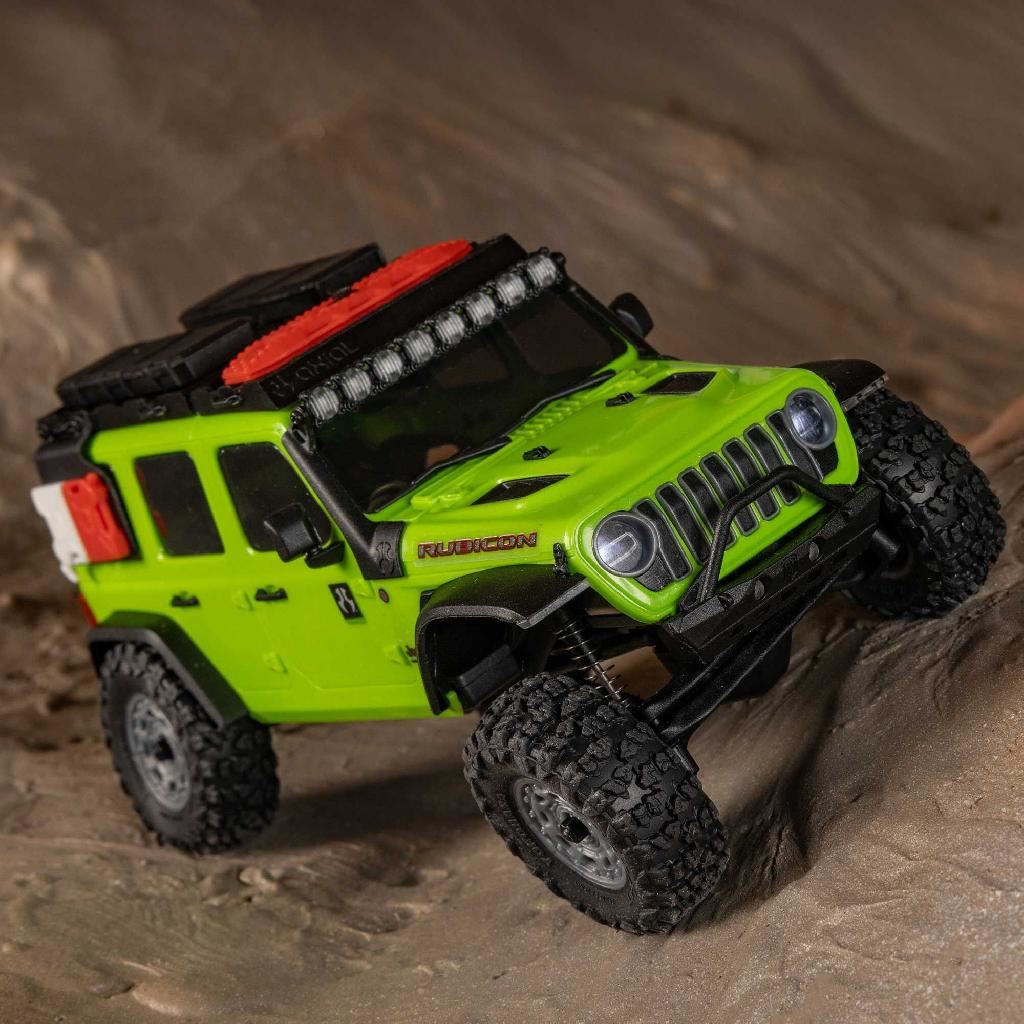 Axial 1/30 Scx30 Jeep Wrangler Jlu 4X4 Rtr Rock Crawler Green