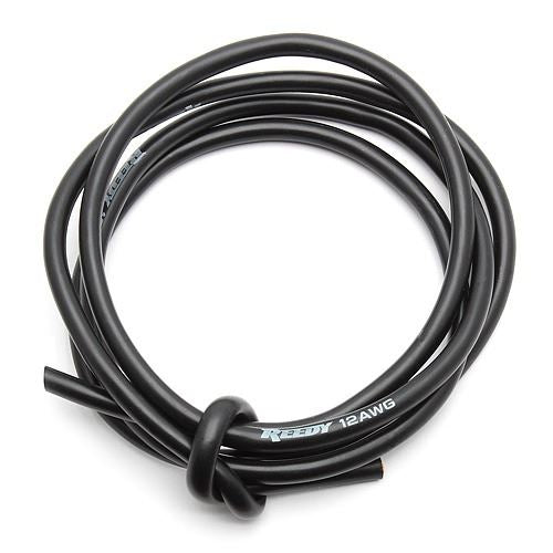 REEDY PRO SILICONE WIRE 12AWG BLACK (1m)