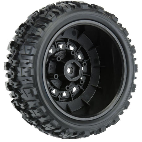 Proline 1/10 Trencher X Front/Rear 2.2In/3.0In Sc Mounted 12mm Black R